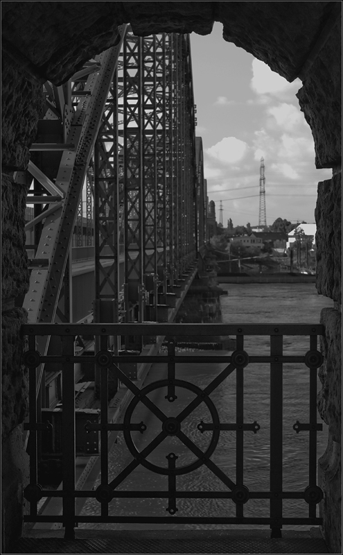 фото "Старый мост" метки: архитектура, черно-белые, пейзаж, 