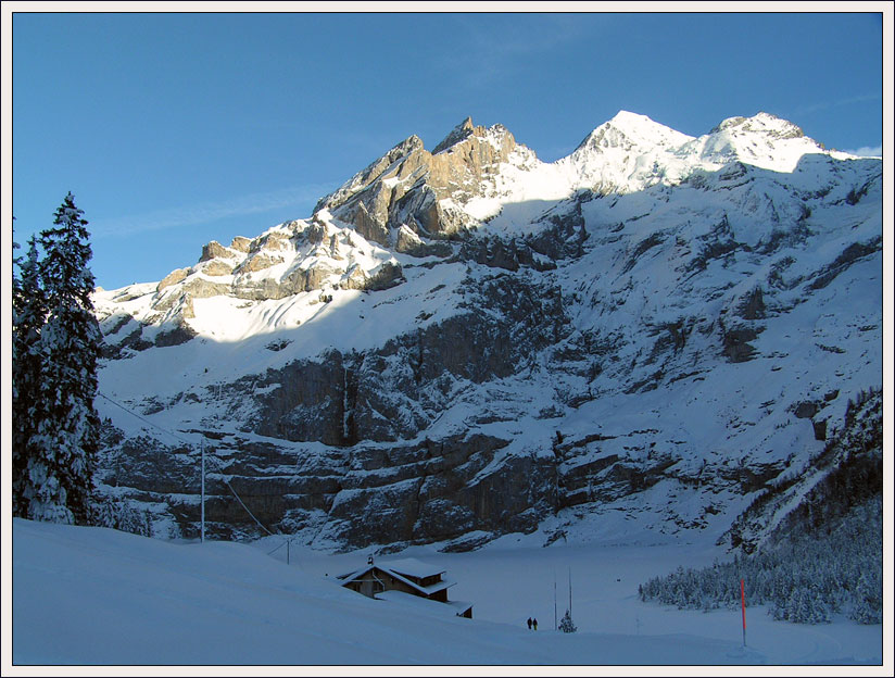 фото "Зимняя рыбалка в Альпах" метки: пейзаж, горы, зима