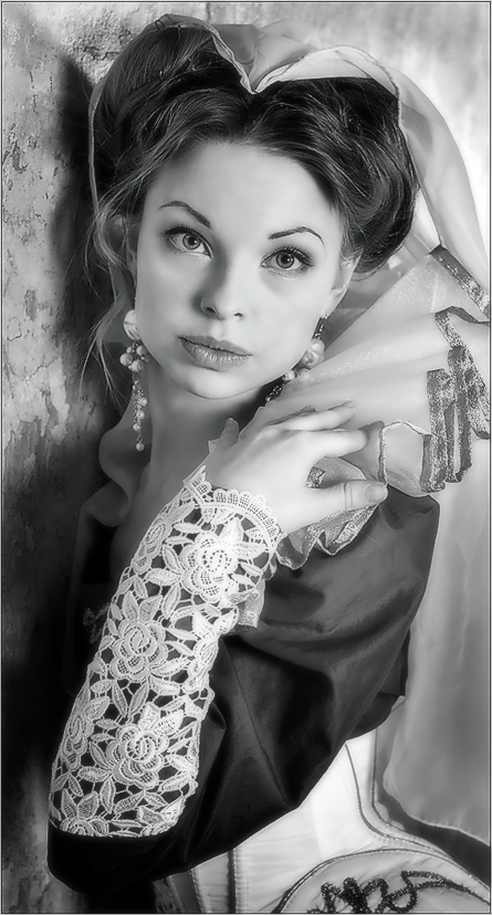 photo "Infanta" tags: portrait, black&white, woman