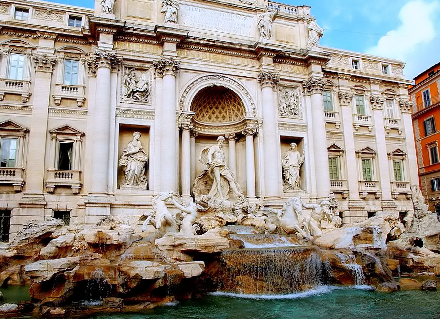 photo "Fontana di Trevi - Rome   (Trevi Fountain)" tags: architecture, travel, landscape, Europe