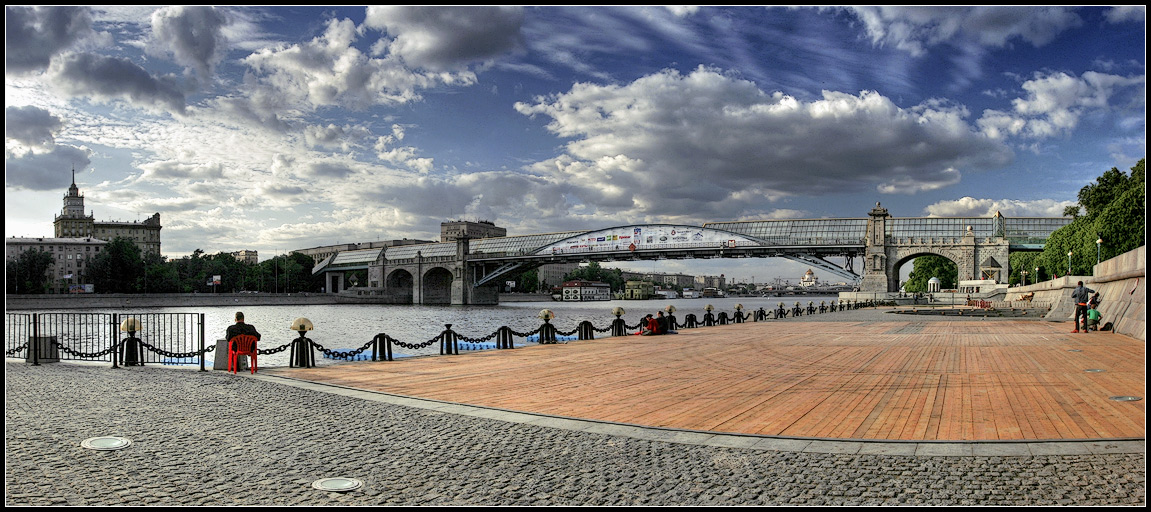 photo "Andreyevsky bridge. Moscow" tags: architecture, city, landscape, 