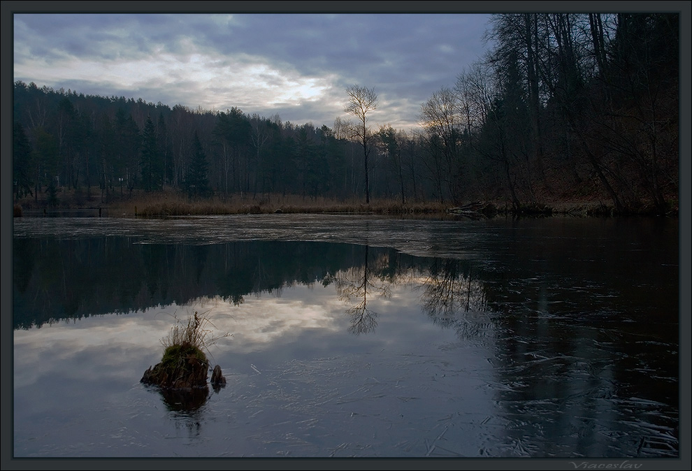photo "Light frost." tags: landscape, water, winter