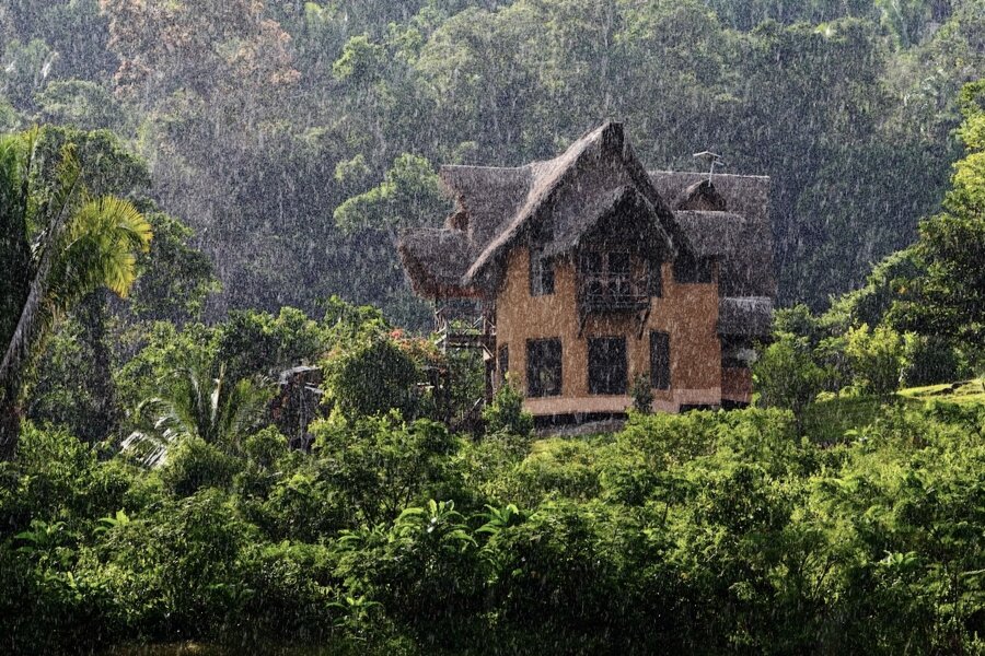 photo "rainy day" tags: architecture, landscape, forest