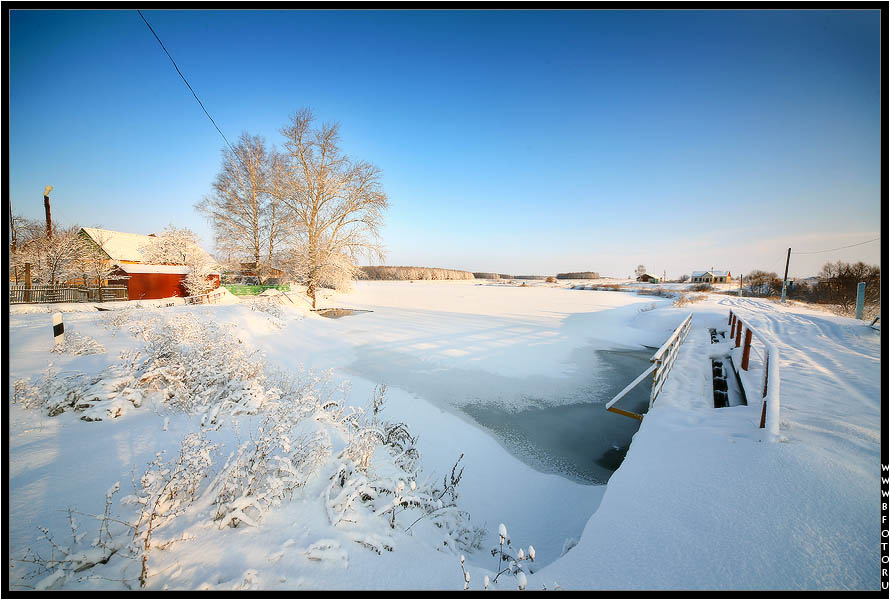 photo "Зимний пейзаж" tags: landscape, water, winter