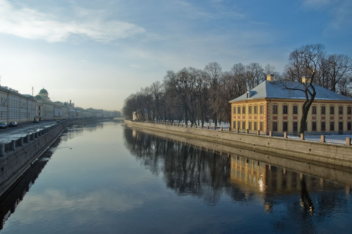 фото "Весеннее утро в  Петербурге" метки: пейзаж, город, вода