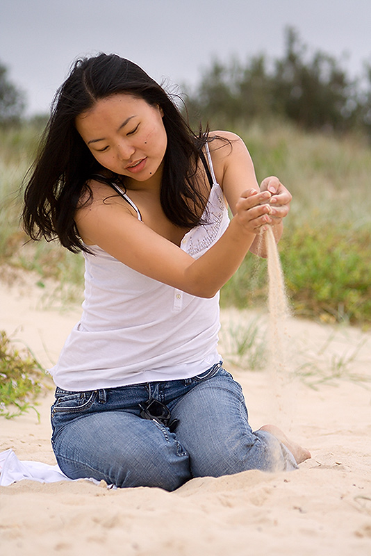 photo "Sand glass" tags: portrait, woman