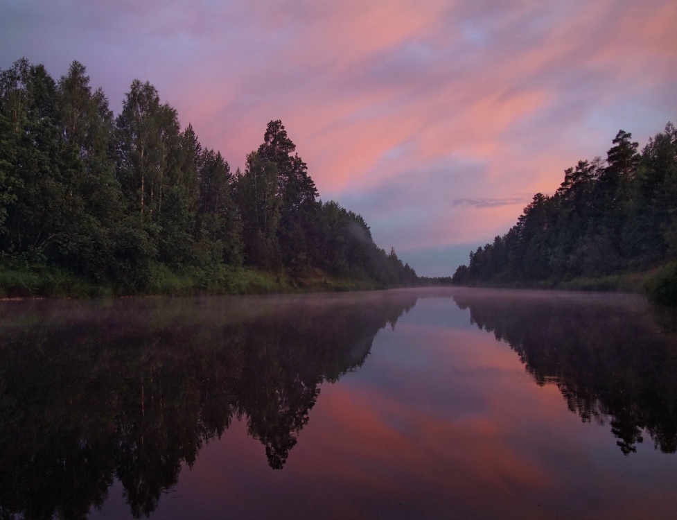 фото "Тихая река" метки: пейзаж, вода, закат