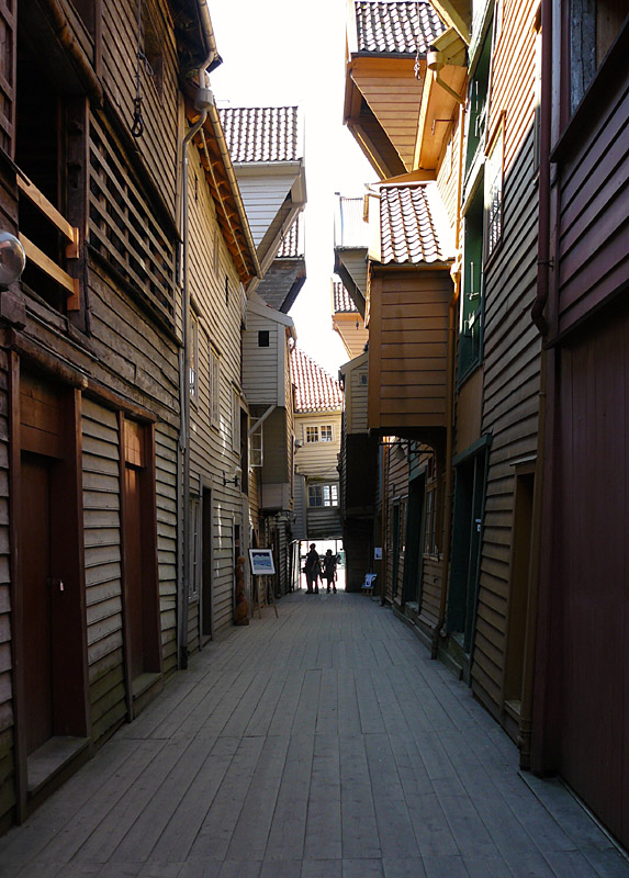 фото "On the medieval street of Bergen" метки: архитектура, путешествия, пейзаж, Европа