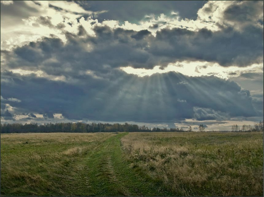 photo "Breakthrough" tags: landscape, autumn