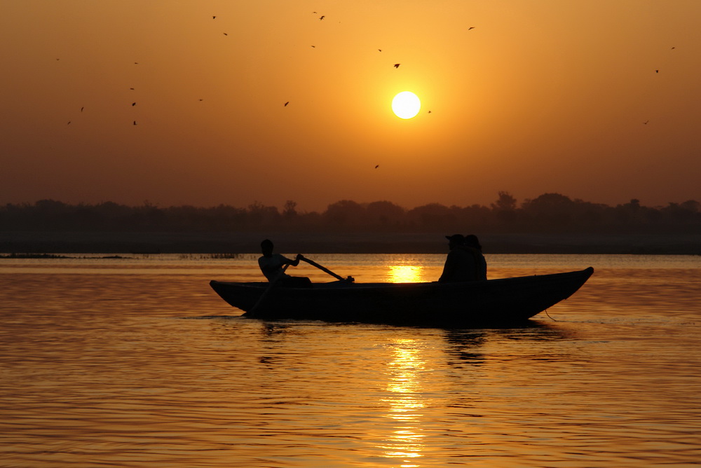 фото "Рассвет над Гангой" метки: путешествия, Азия