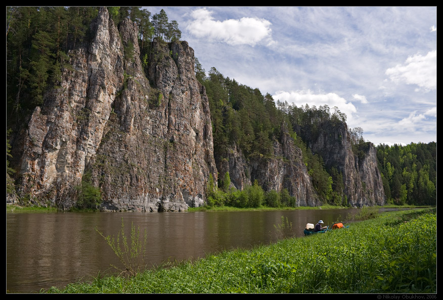 photo "On Chusovaya river / 0159_0134" tags: landscape, mountains, rocks, summer