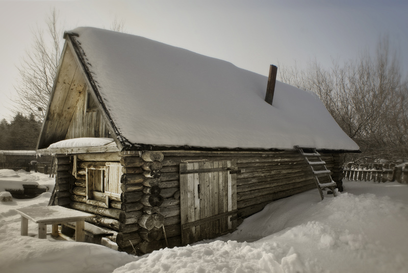 фото "Баня" метки: пейзаж, зима