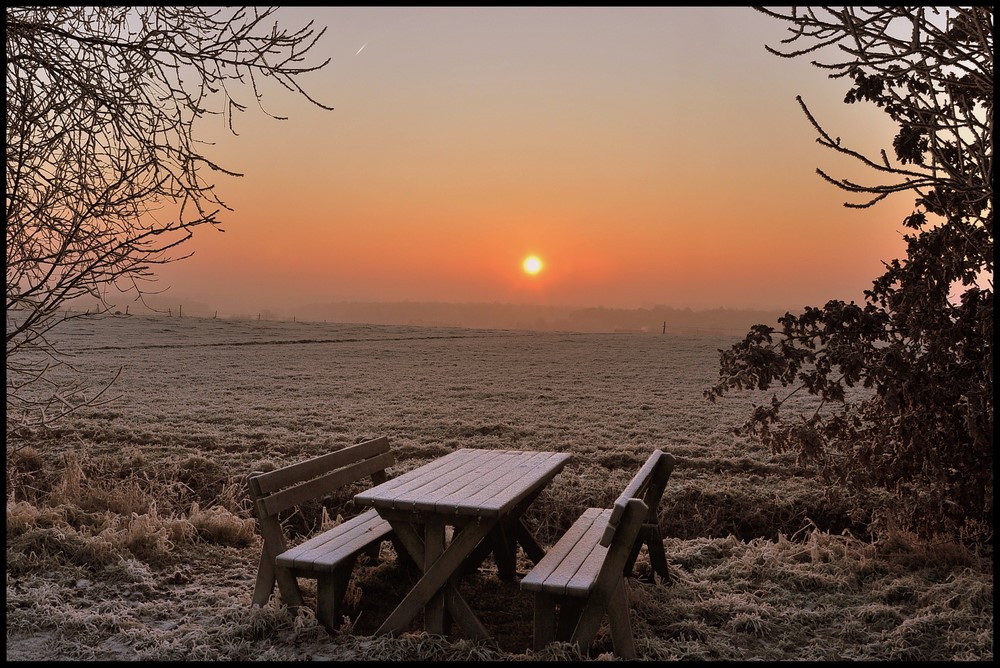 photo "***" tags: landscape, sunset, winter