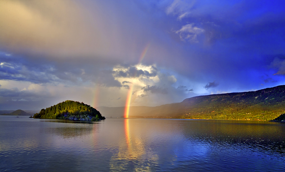 photo "RAINBOW..." tags: landscape, autumn, water