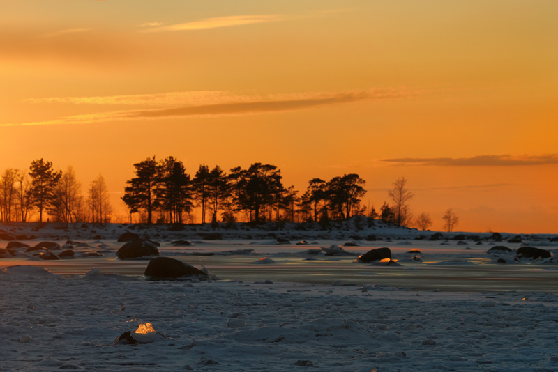фото "Балтийские виды" метки: пейзаж, закат, зима