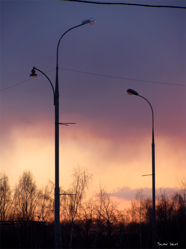 photo "***" tags: city, landscape, sunset