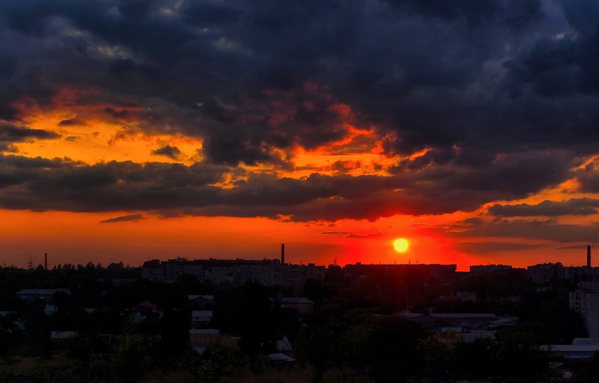 photo "***" tags: landscape, clouds, sunset