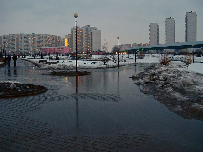 фото "Мартовская текучка" метки: пейзаж, город, весна