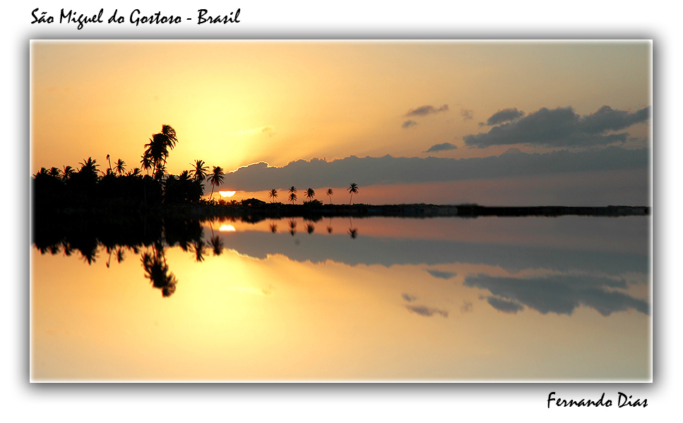 photo "Lagoon of Coqueiros" tags: landscape, summer, sunset