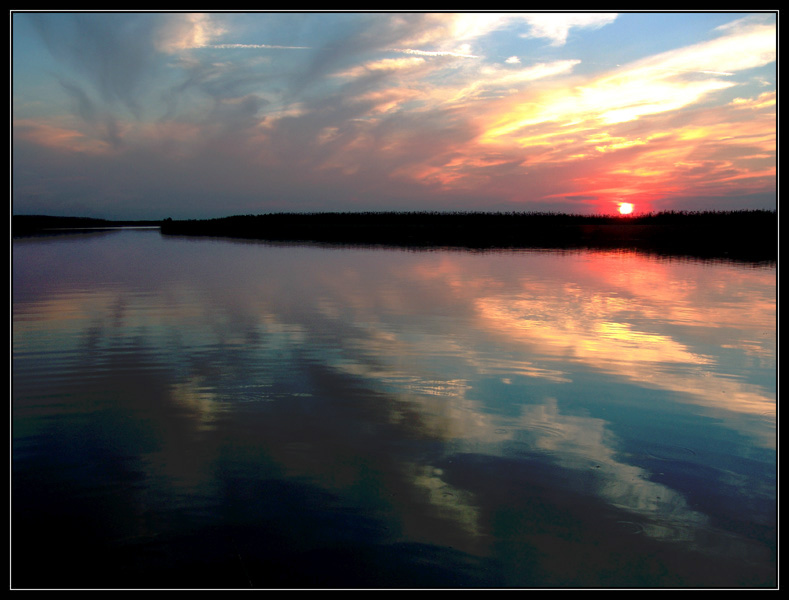 photo "***" tags: landscape, sunset, water