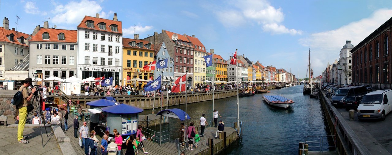 фото "Копенгаген. Новая гавань" метки: панорама, путешествия, Европа
