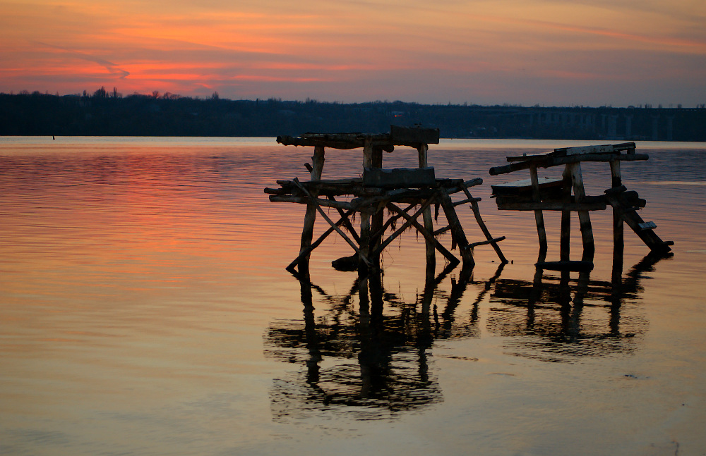 photo "***" tags: landscape, sunset, water