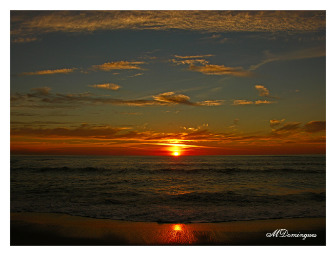 фото "Sunset over the sea" метки: пейзаж, закат