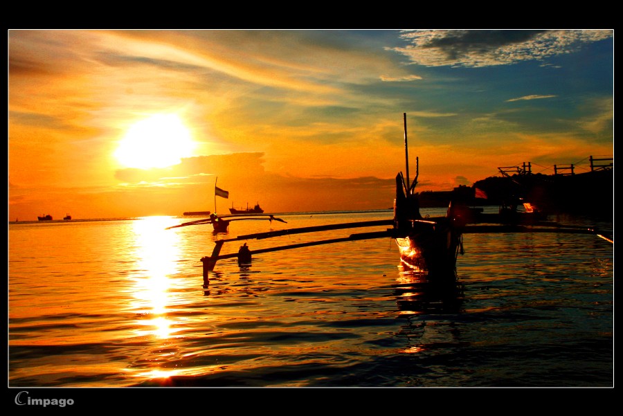 photo "The Gold Sunset" tags: landscape, sunset
