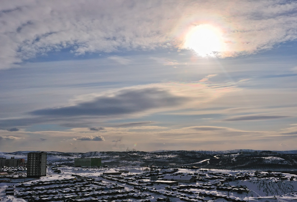 photo "The Sun - Spring, April - winter. :(" tags: landscape, winter