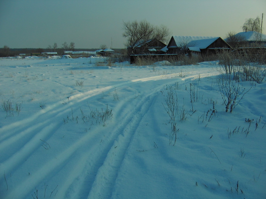 фото "Сумерки" метки: пейзаж, зима