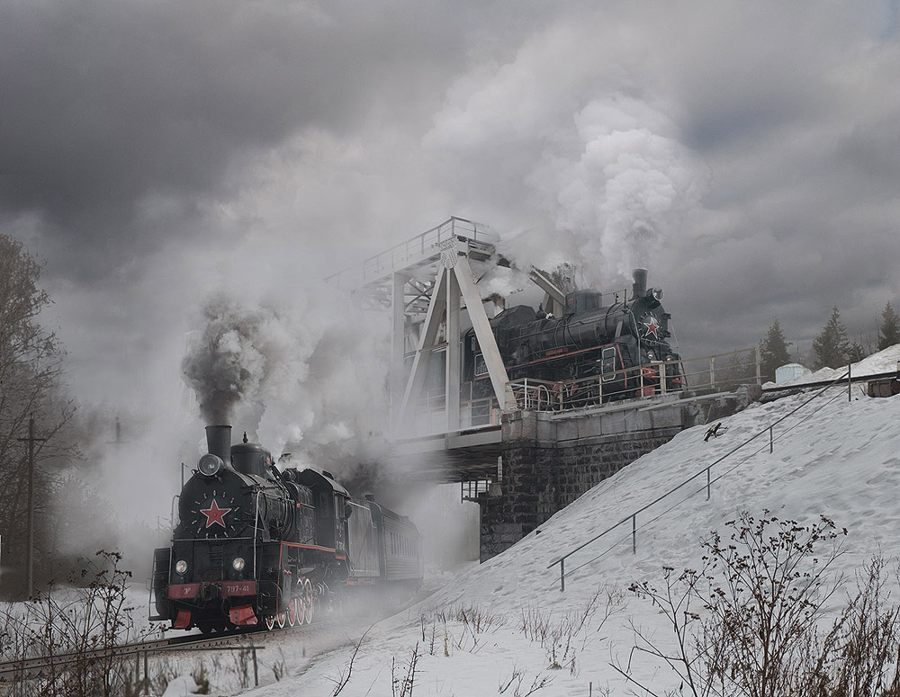 фото "Перекресток..." метки: фотомонтаж, техника, 