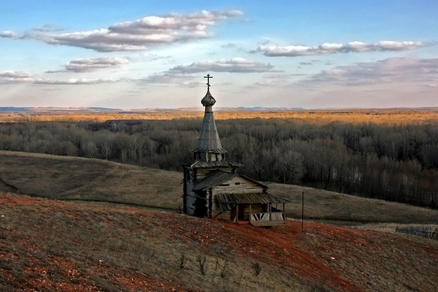 фото "Заброшенная церковь" метки: архитектура, пейзаж, 