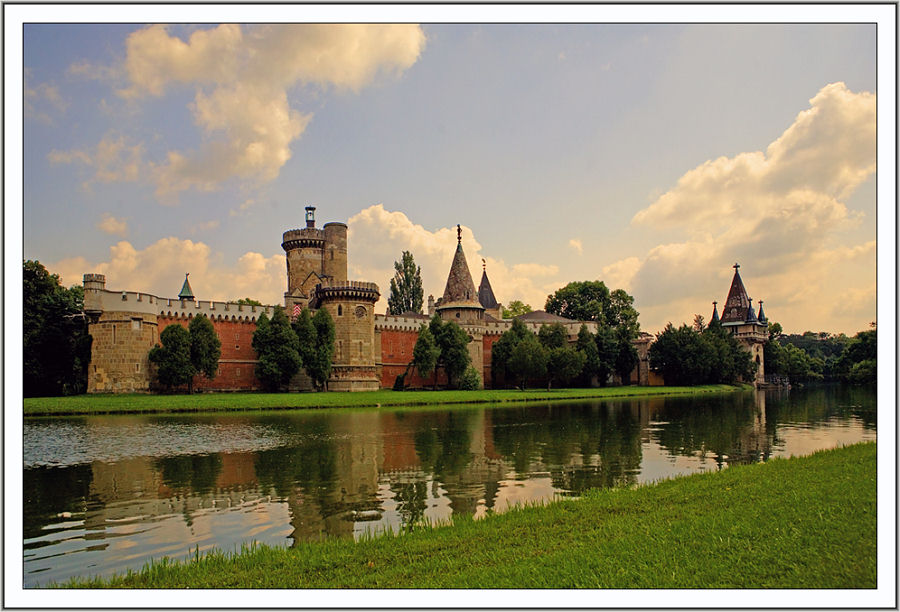 photo "Laxenburg" tags: architecture, landscape, sunset