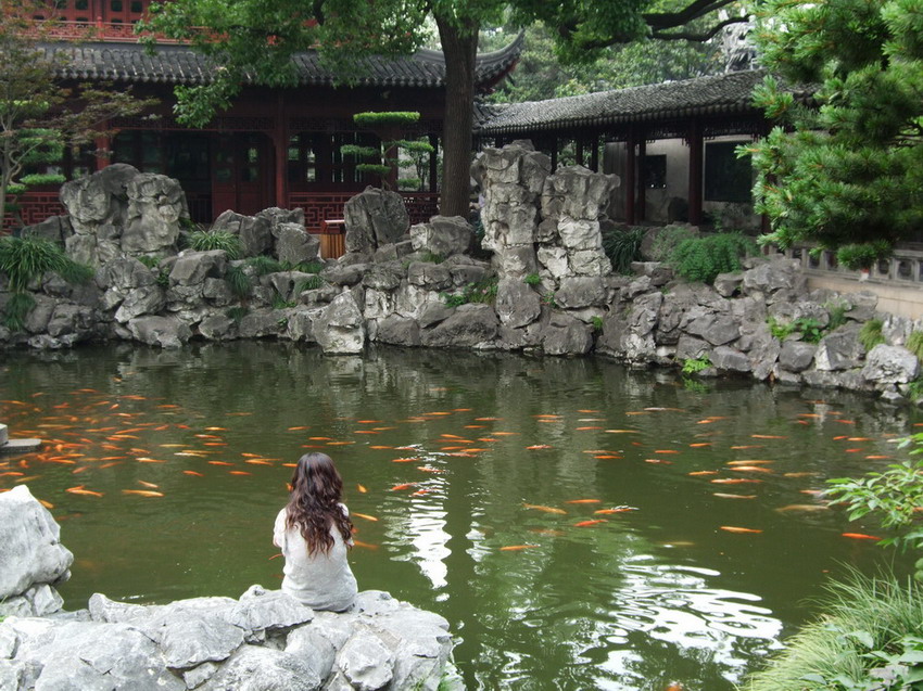 фото "Китайская Аленушка" метки: пейзаж, портрет, вода, женщина