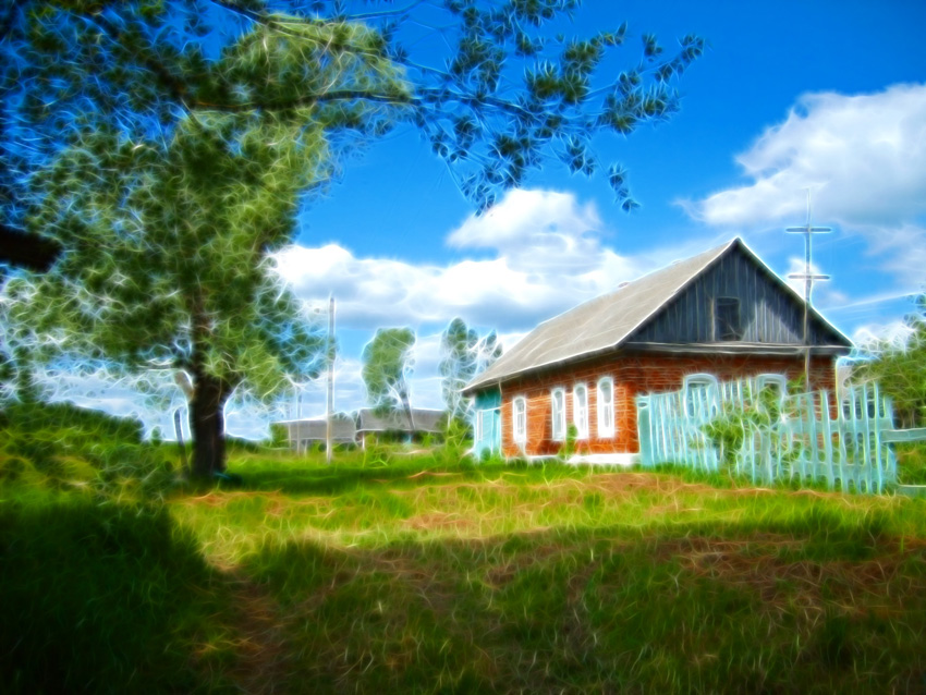 photo "House in the village" tags: landscape, summer