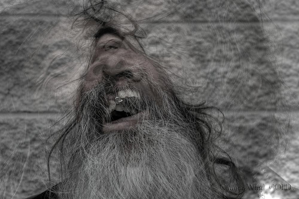 photo "The Man In The Wall." tags: abstract, humor, 