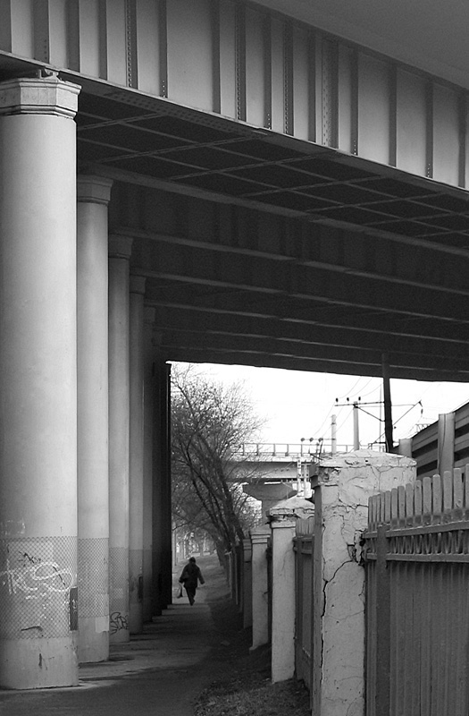 photo "urban" tags: landscape, black&white, 