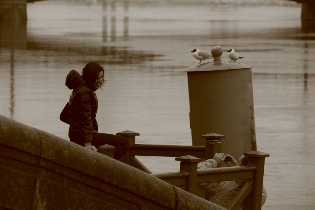 photo "***" tags: city, black&white, 