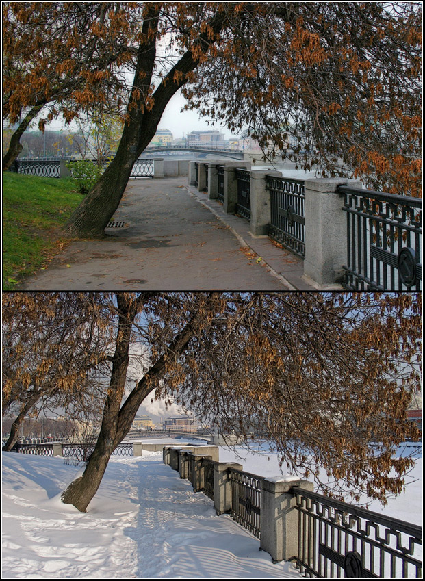 photo "two seasons" tags: city, 