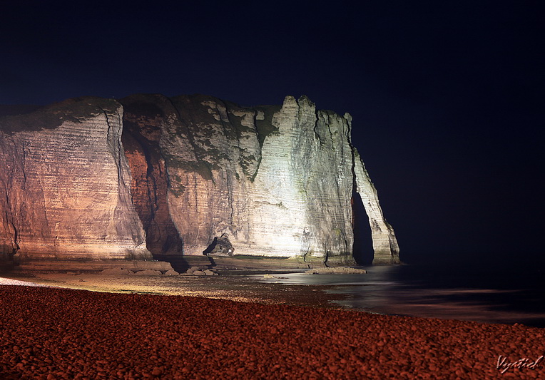 photo "Etretat 2" tags: landscape, night