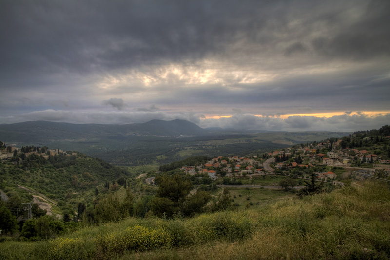 фото "Zefad. View from mount Knaan" метки: пейзаж, закат
