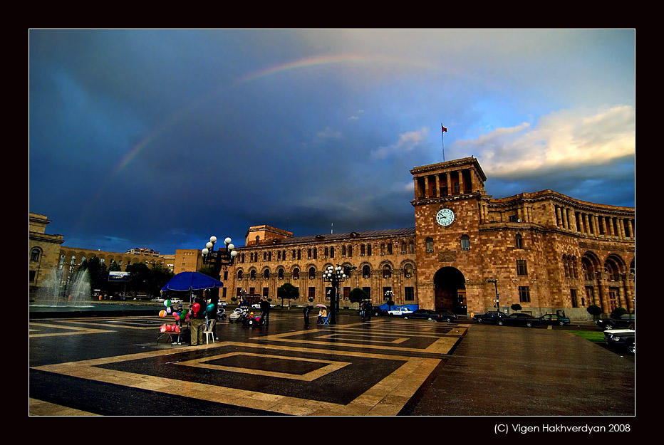 фото "Ереван после дождя" метки: город, 
