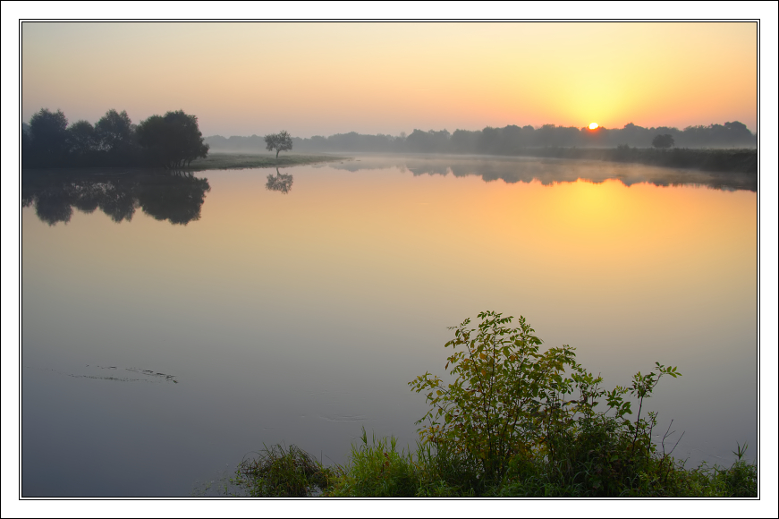 photo "Morning on the River Desna" tags: landscape, sunset, water