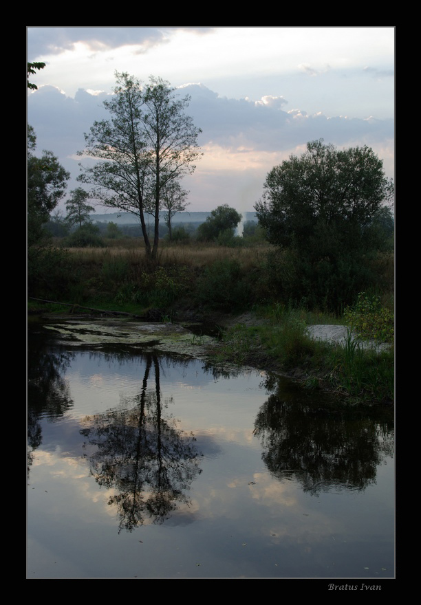 photo "Evening reflections" tags: landscape, summer, water