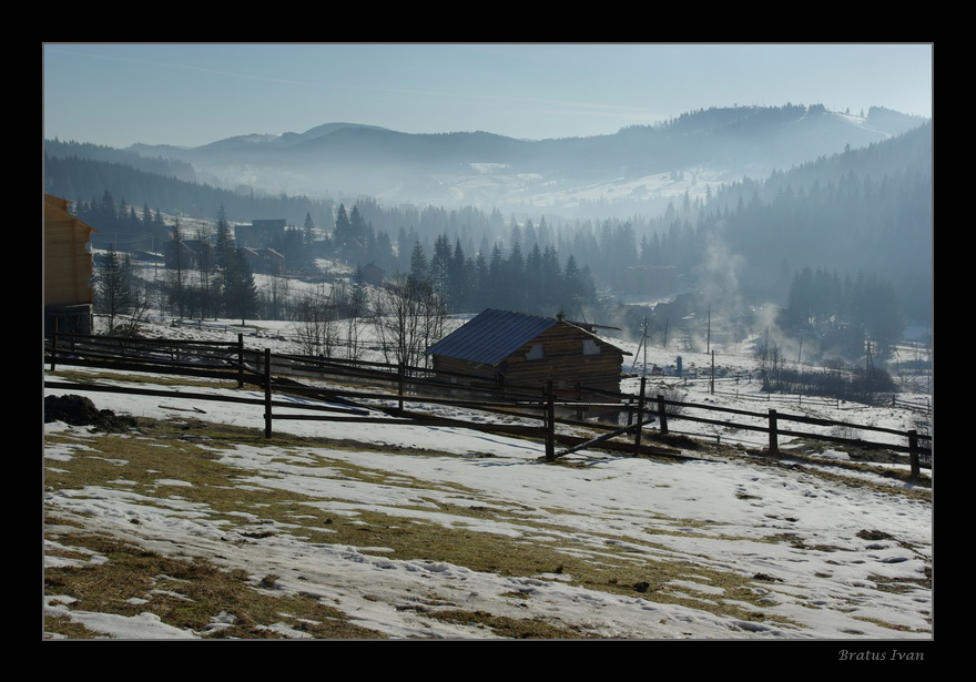 photo "Breathing of spring" tags: landscape, mountains, winter