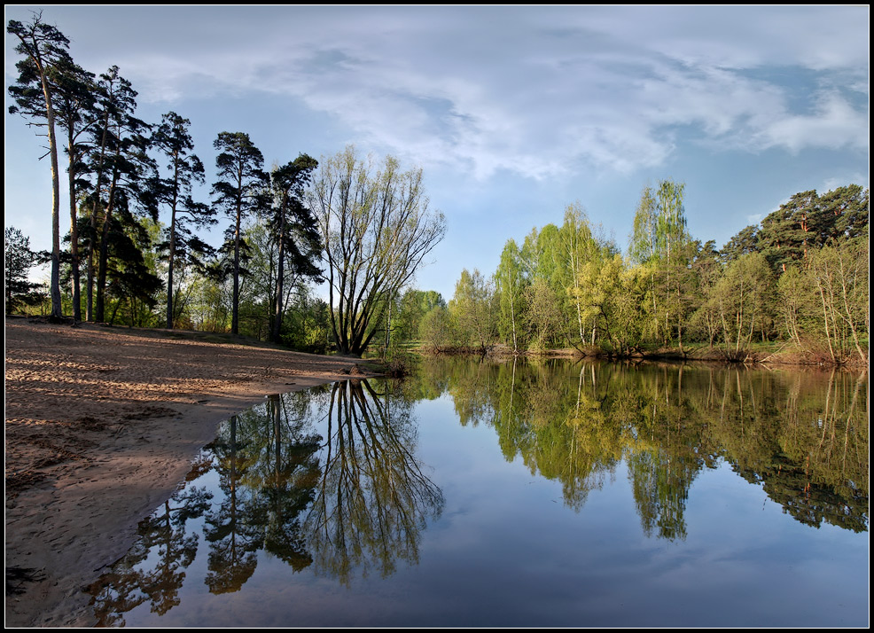 photo "spring morning" tags: landscape, spring, water