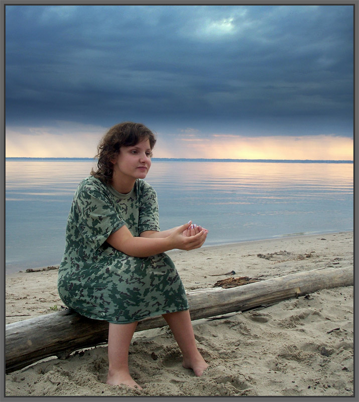 photo "Far Rains" tags: landscape, portrait, summer, woman