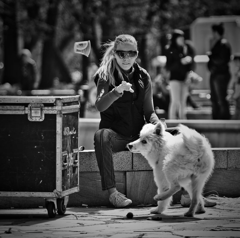 photo "playfellow" tags: black&white, misc., 