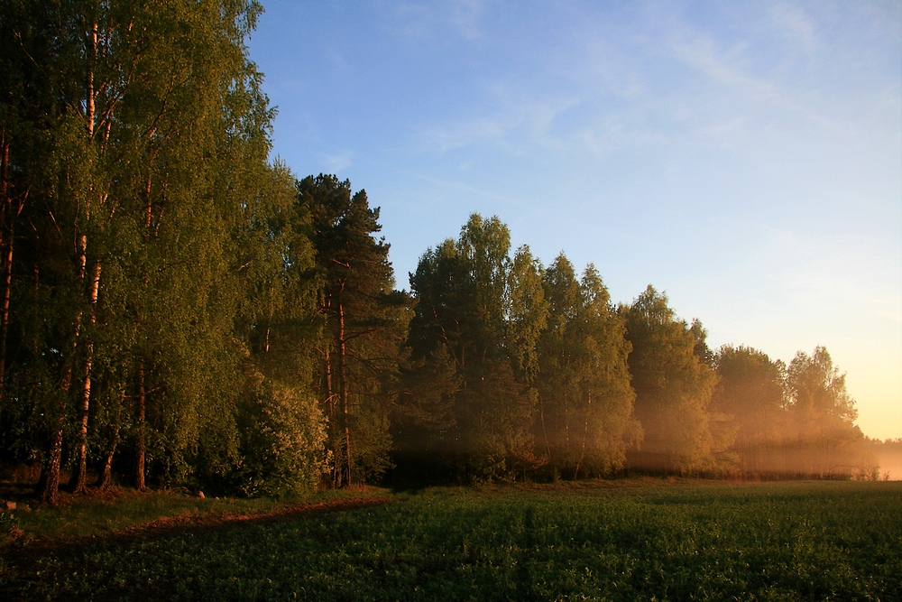 photo "***" tags: landscape, spring, sunset
