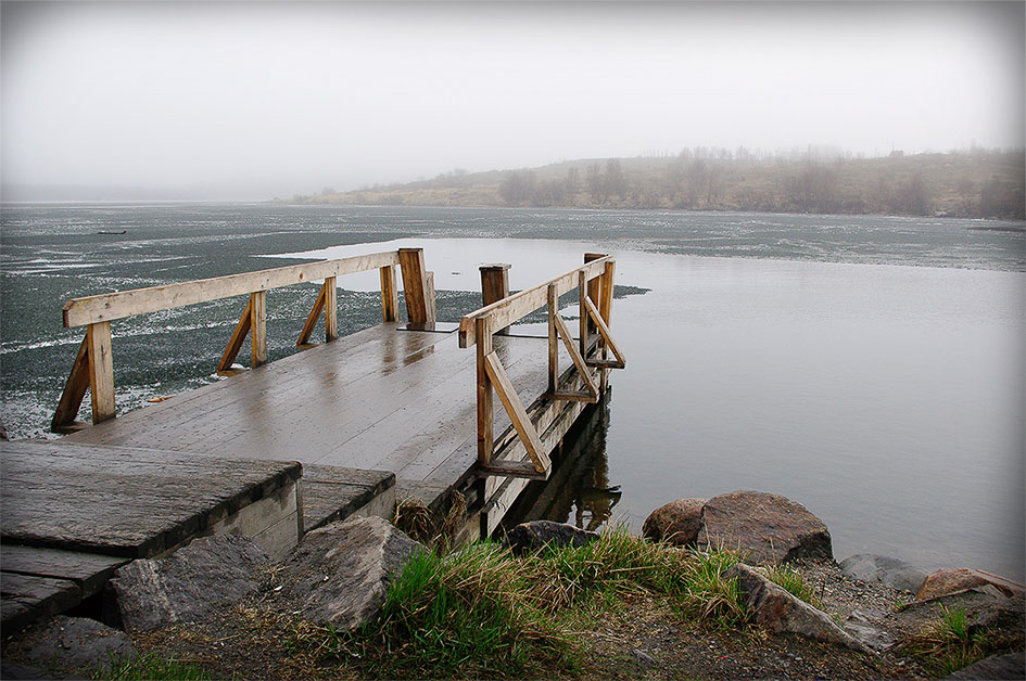 photo "Lonely moorage" tags: landscape, water